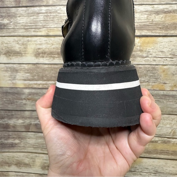 John Fluevog FV2 Boots, Size 10 black knee high chunky - Picture 12 of 12